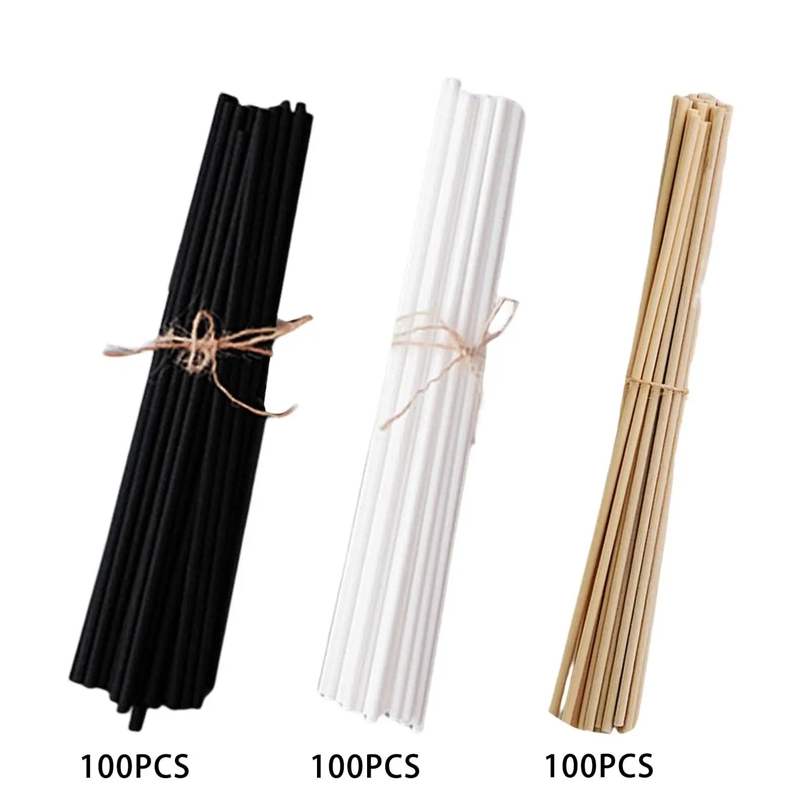 Home Fragrance Set - 100Pcs Reed Diffuser Sticks Set 3mm