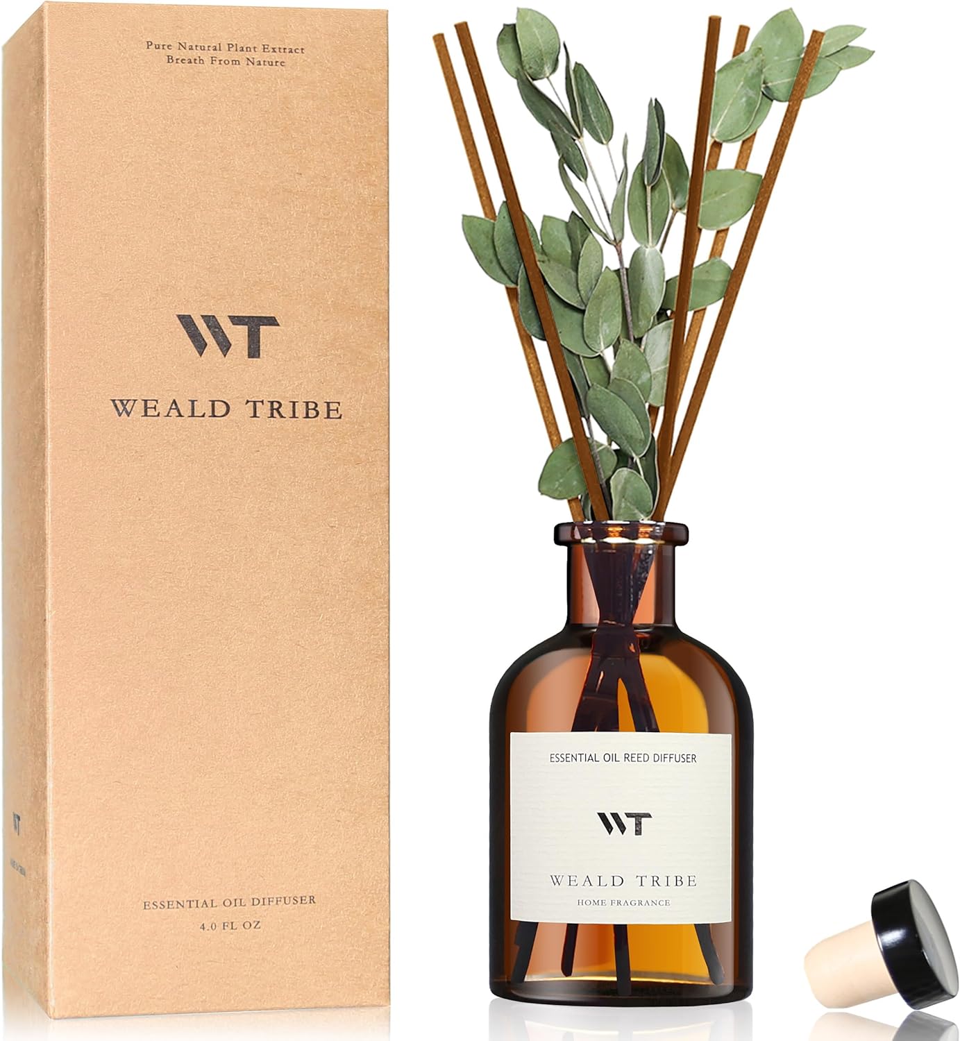 Home Fragrance Set - Eucalyptus & Lavender Reed Diffuser Set,
