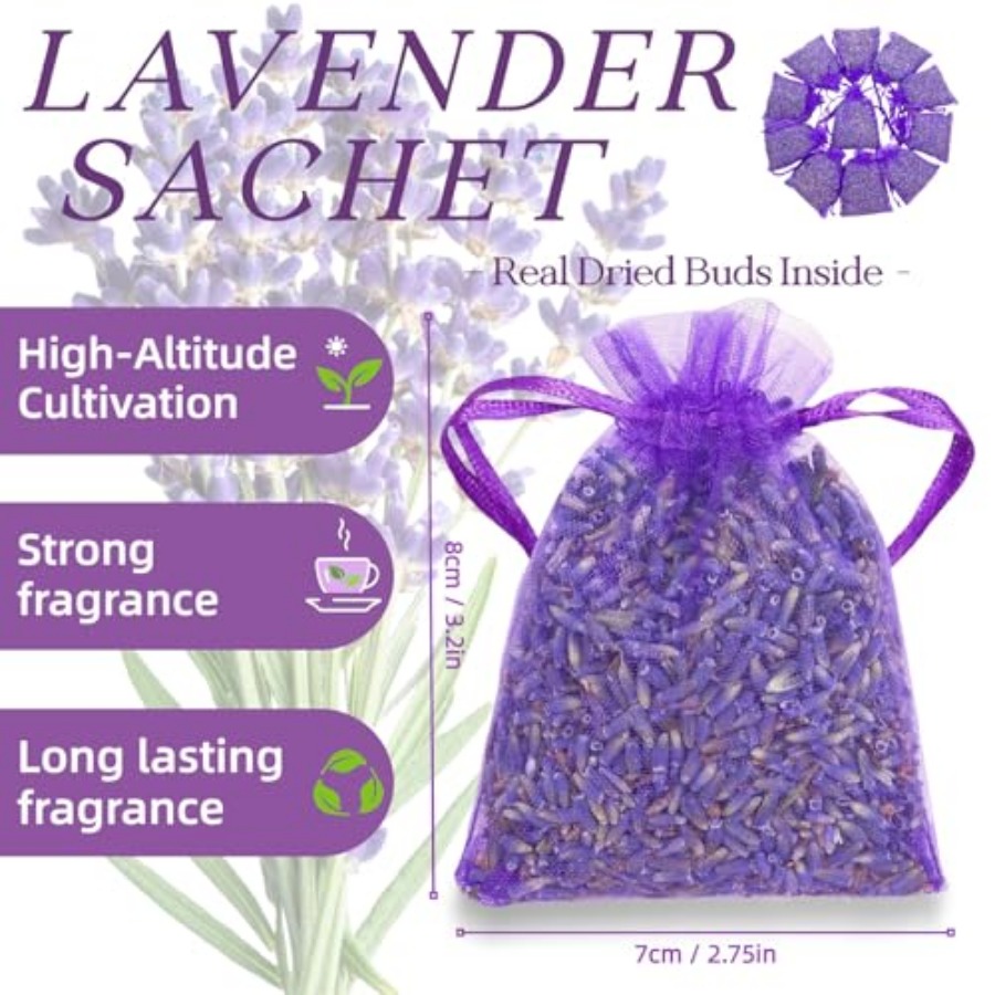 20 Pack Lavender Sachet Bags - - Home Fragrance In French 리뷰 및 가격