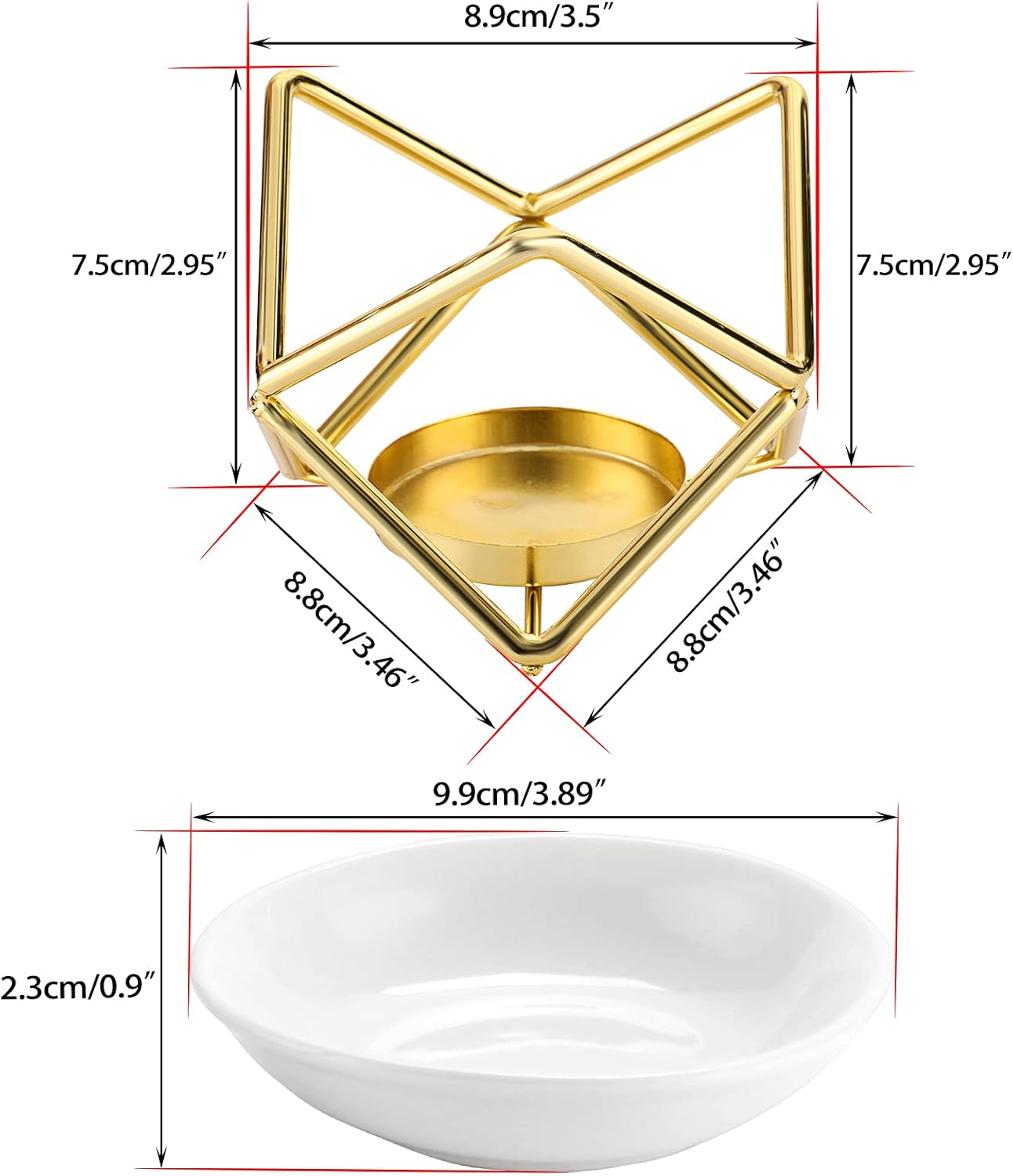 Euro Metal Oil Burner Wax Warm - Fragrance Home Decor 리뷰 및 가격