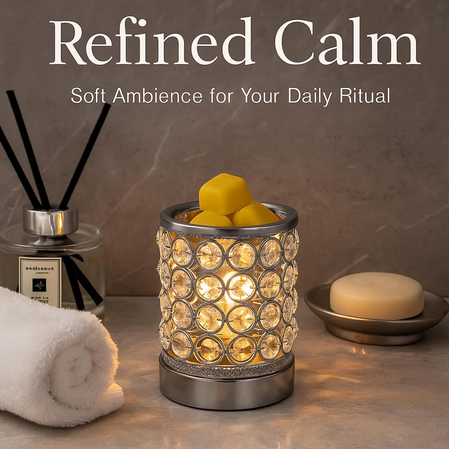 Electric Crystal Wax Melt Warm - Fragrance Home Decor 리뷰 및 가격