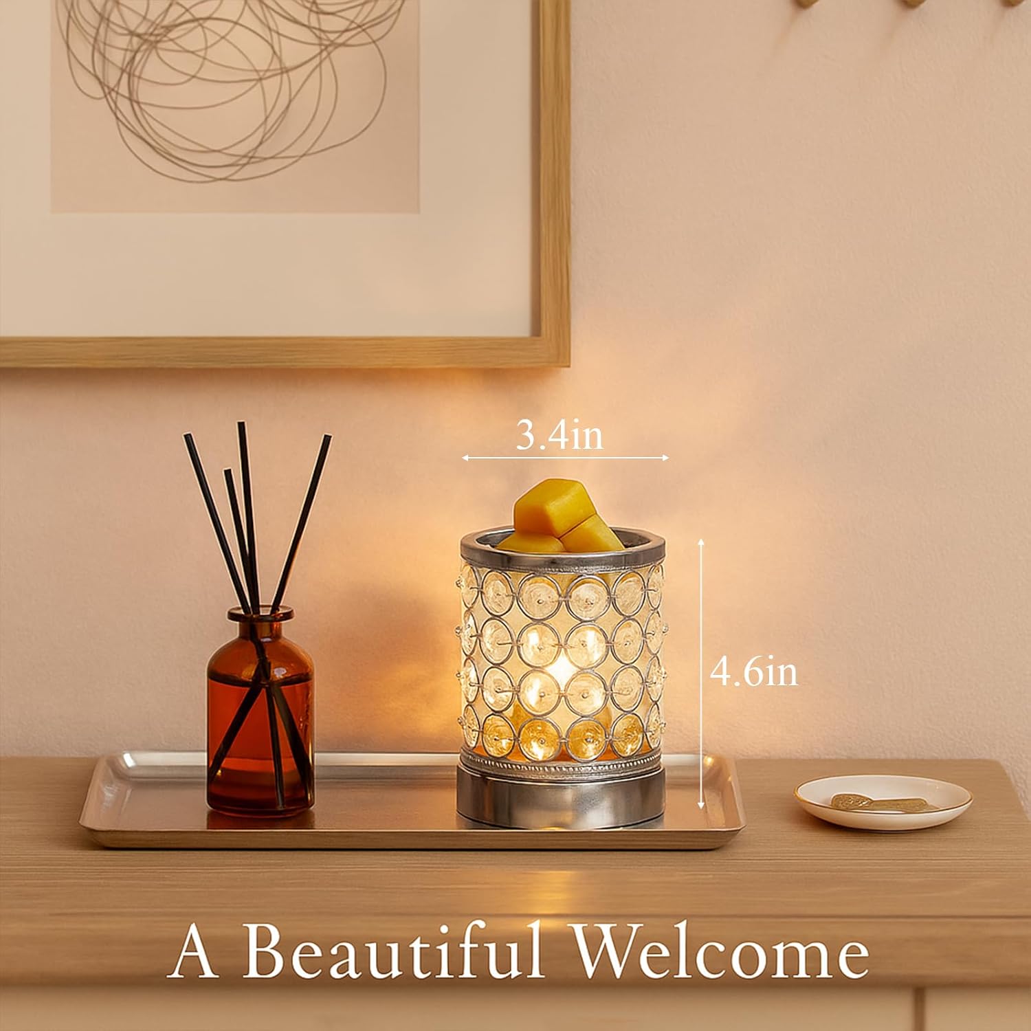 Electric Crystal Wax Melt Warm - Fragrance Home Decor 리뷰 및 가격
