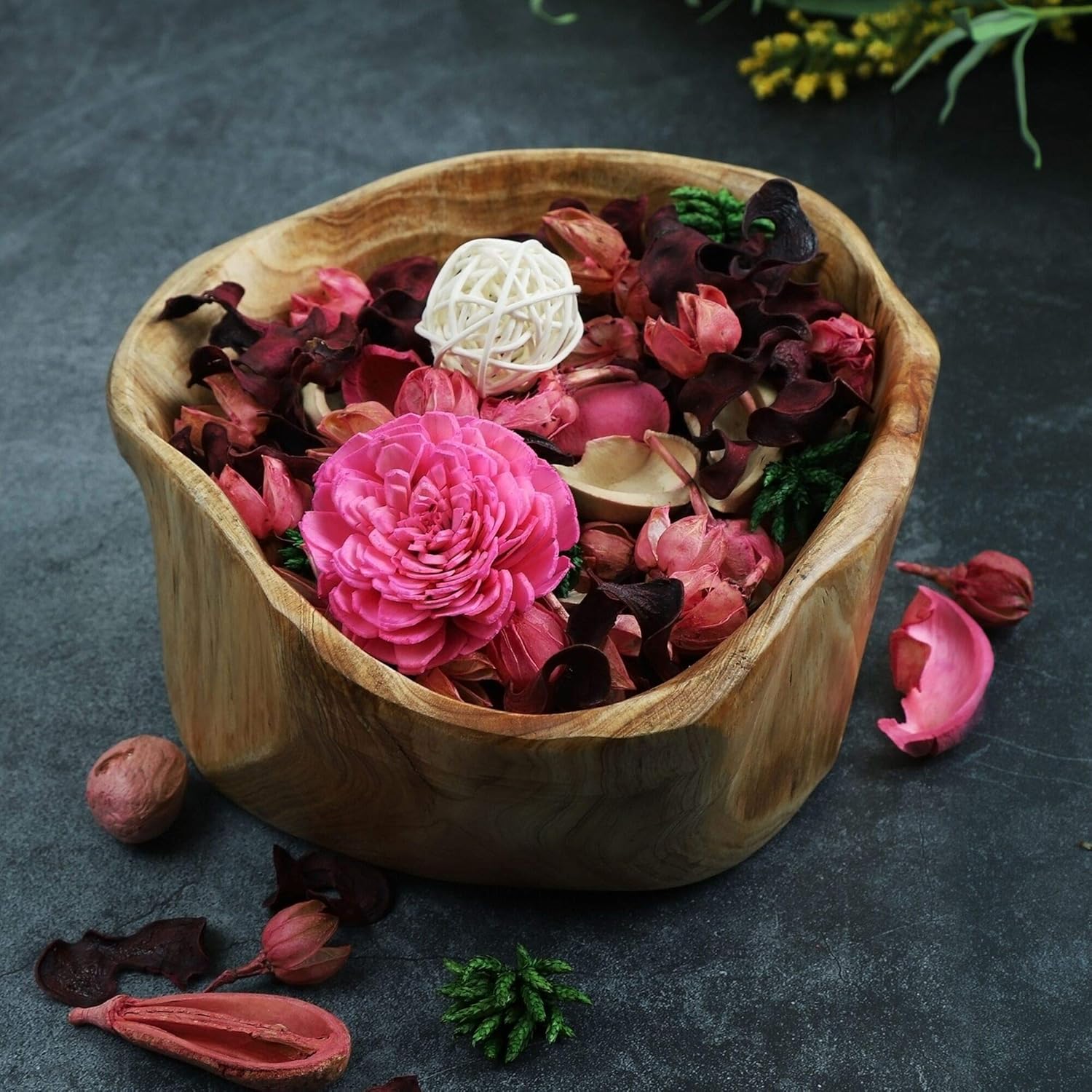 Rose Scented Potpourri Bowl Fi - Fragrance Home Decor 리뷰 및 가격