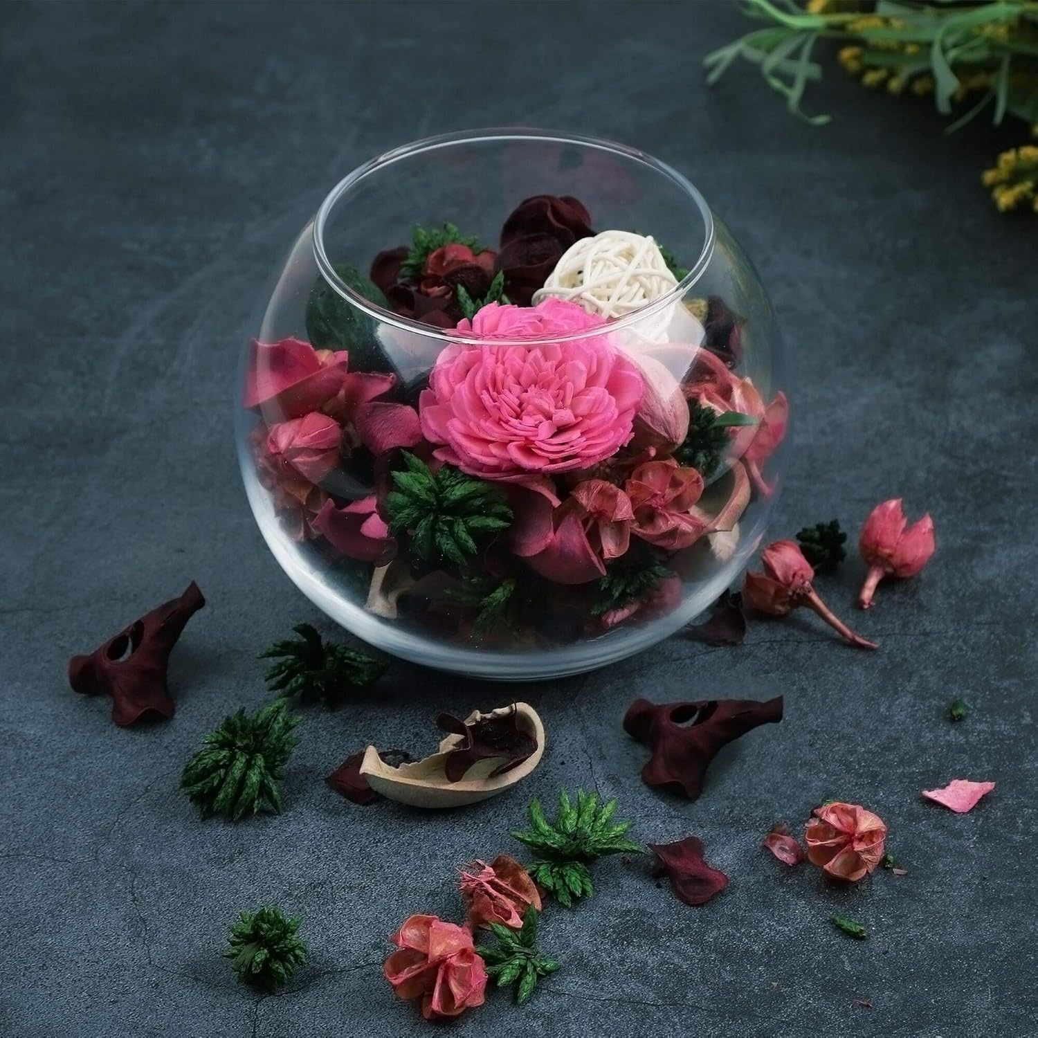 Rose Scented Potpourri Bowl Fi - Fragrance Home Decor 리뷰 및 가격