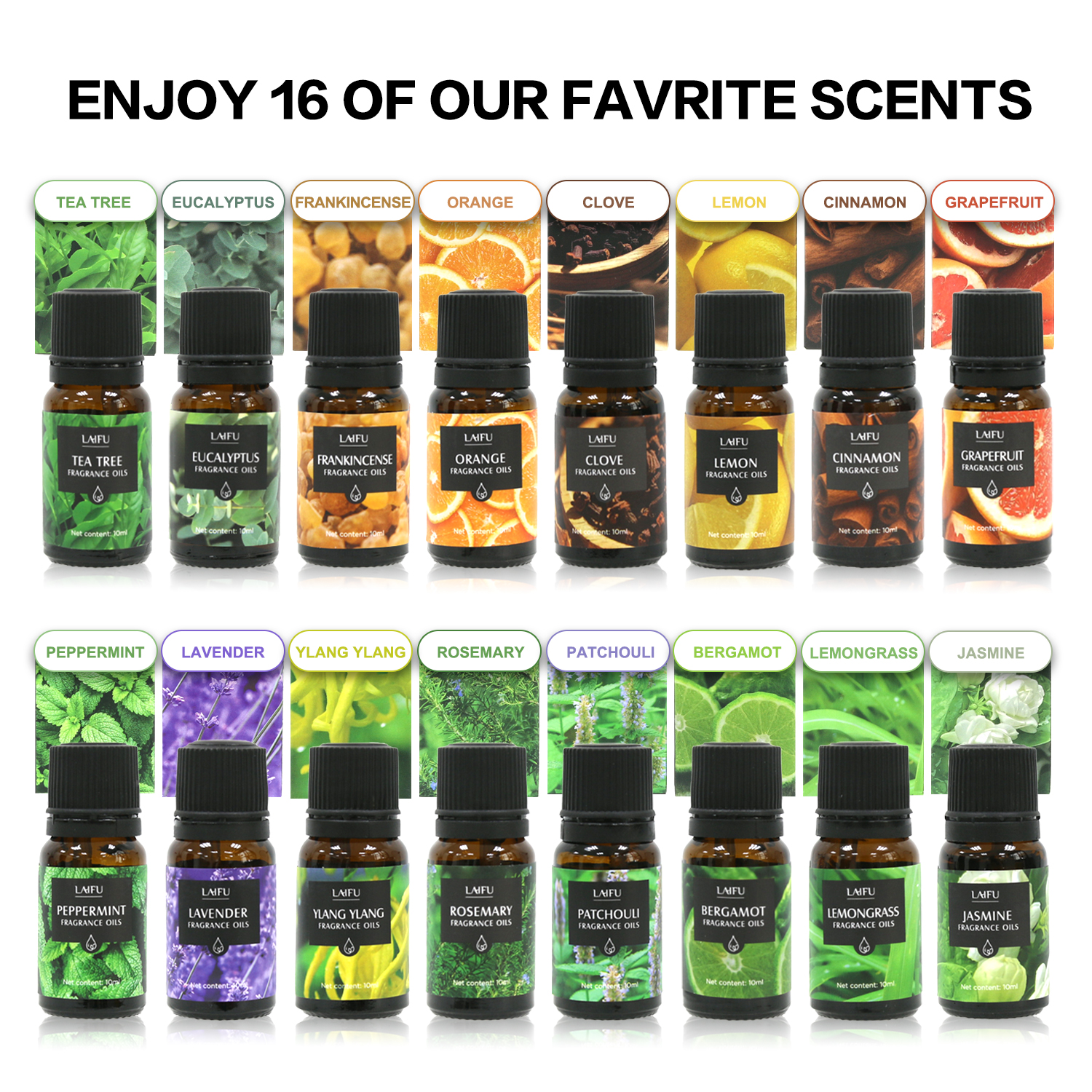 16x10ml Essential Oils Set for - Home Fragrance Set 리뷰 및 가격