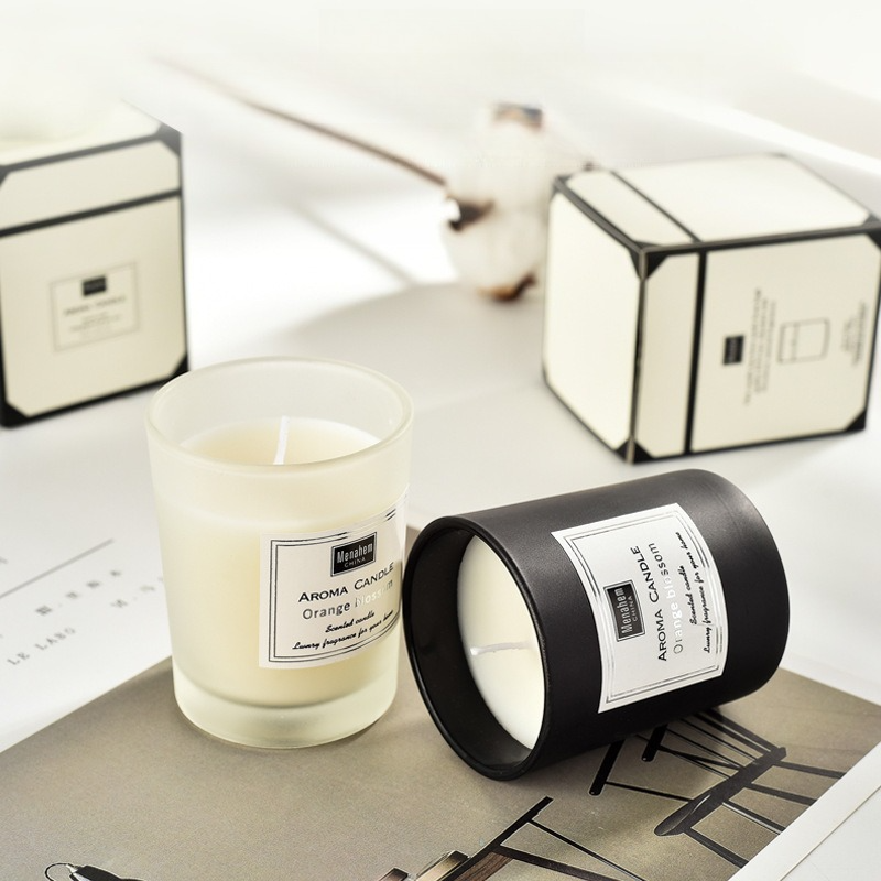 3-Color Glass Jar Scented Cand - Home Fragrance Options 리뷰 및 가격