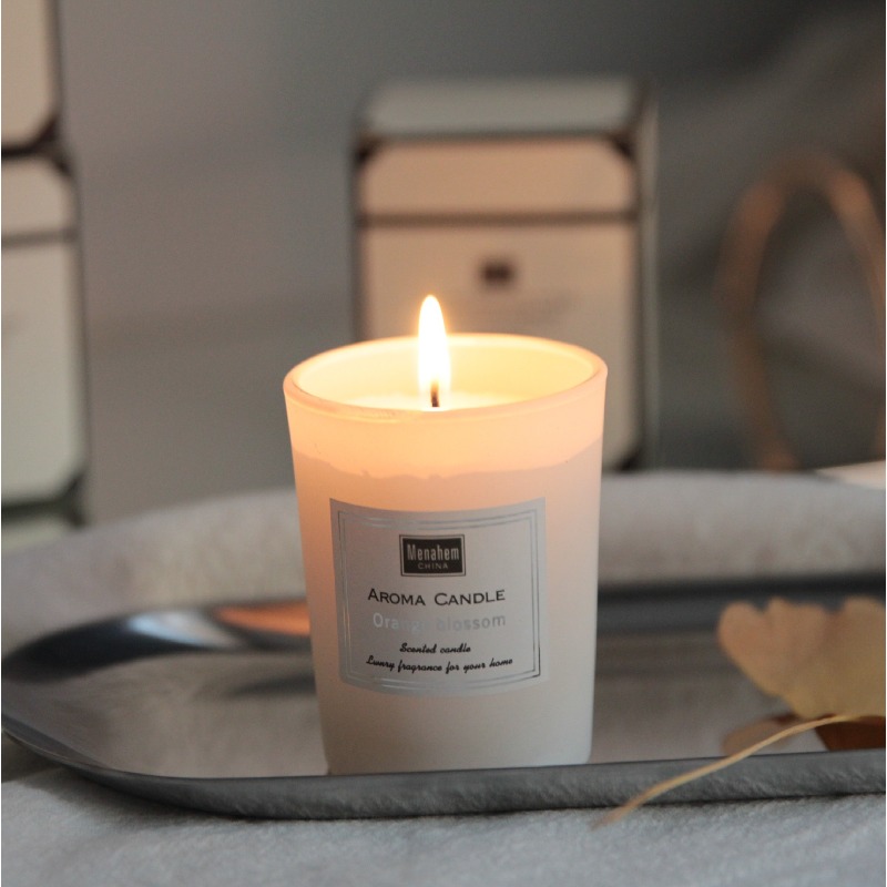 3-Color Glass Jar Scented Cand - Home Fragrance Options 리뷰 및 가격
