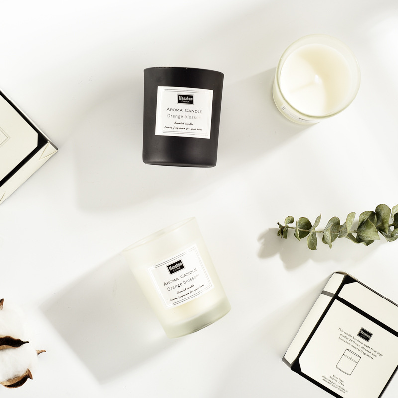3-Color Glass Jar Scented Cand - Home Fragrance Options 리뷰 및 가격