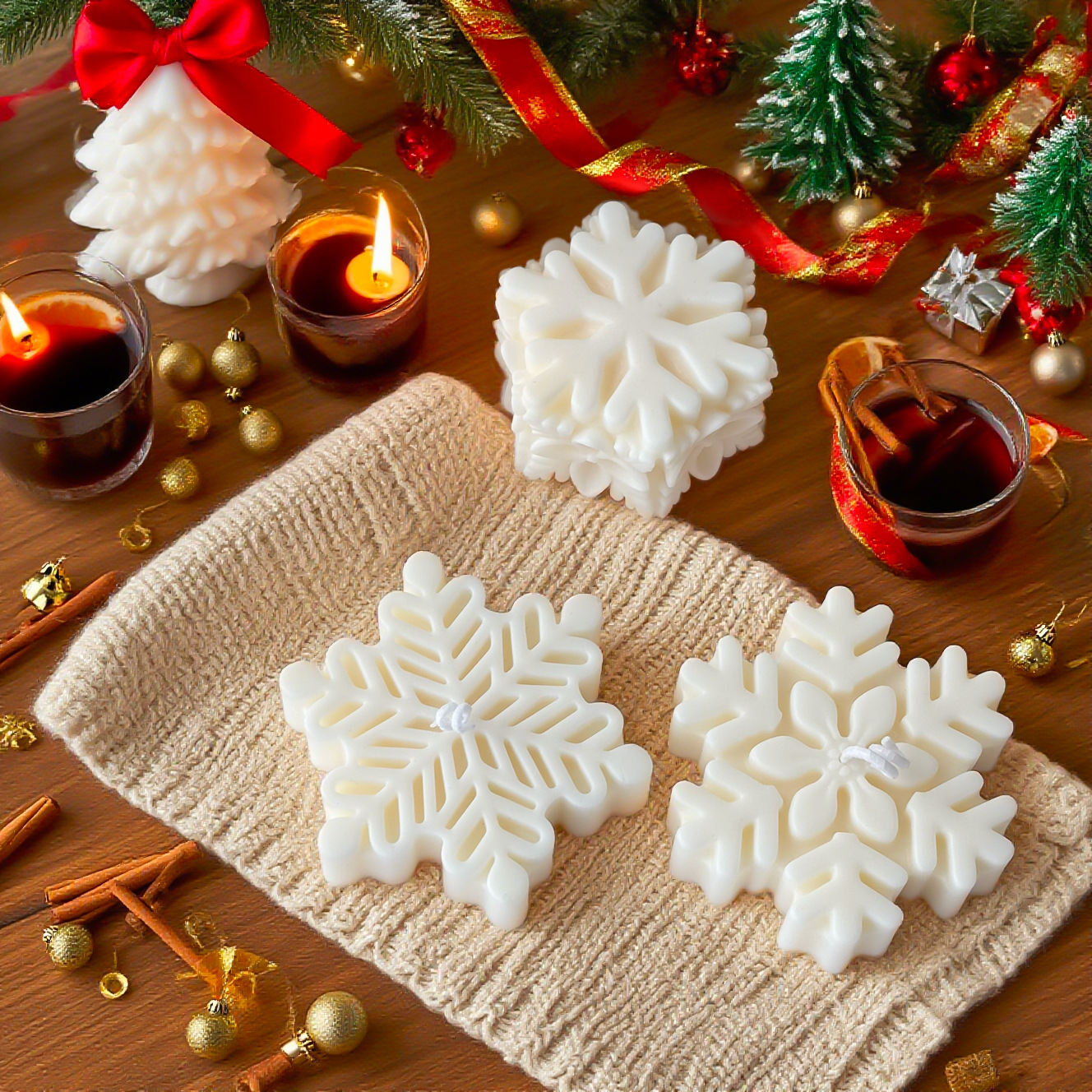 1Pc Christmas Snowflake Scente - Home Fragrance In French 리뷰 및 가격