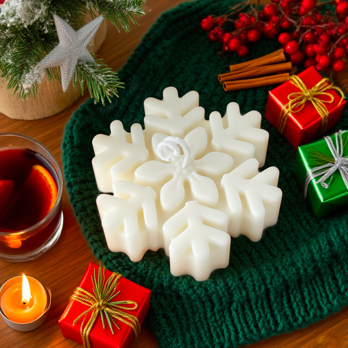 1Pc Christmas Snowflake Scente - Home Fragrance In French 리뷰 및 가격